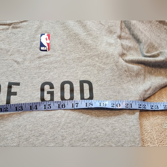 Nike Fear Of God NBA Tee. GRAY Sz S. - Picture 6 of 8